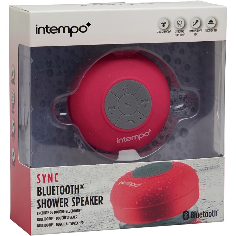 Buy Intempo Shower Speaker Pink