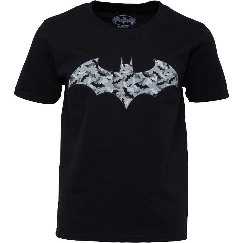 Buy DC Boys Camo Bat TShirt Black