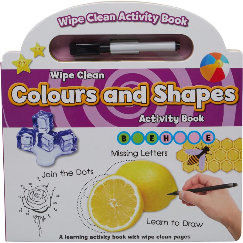 Buy Colours And Shapes Wipe Clean Board
