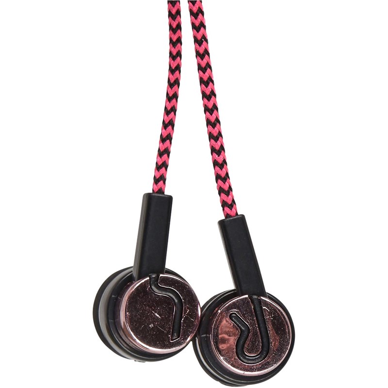 Buy intempo Tangle Free Cable Fabric Earphones Pink
