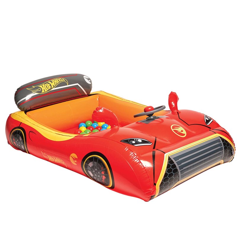 hot wheels inflatable ball pit