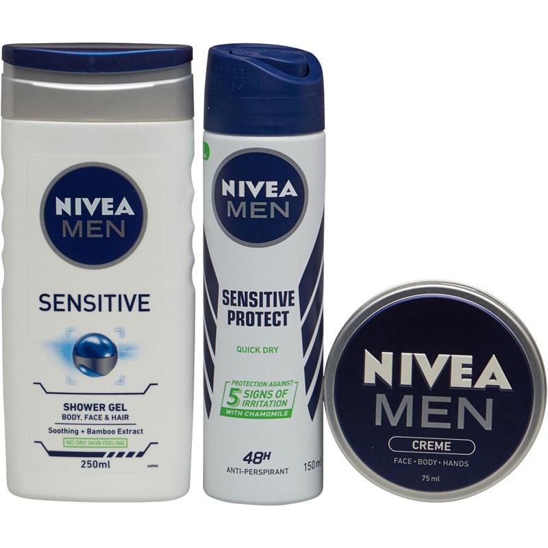 Nivea Mens Spruce Up Four Piece Gift Set Multi