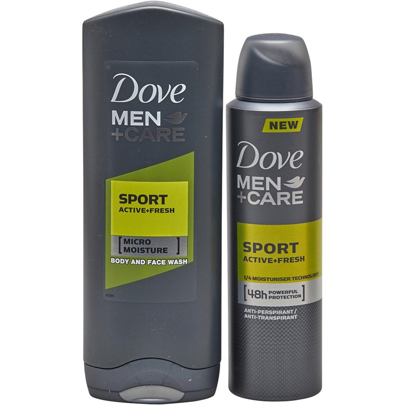 Buy Dove Men+Care Sport Active Duo Set 150ml AntiPerspirant Spray