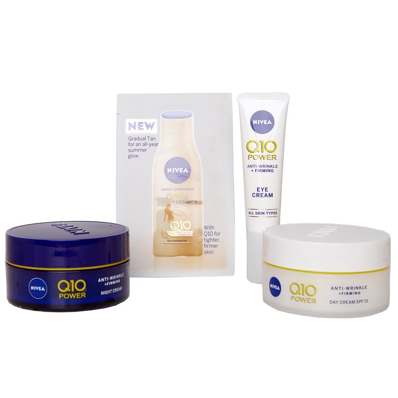 Soin du visage Nivea Q10 Power Regime Three Piece Femme Multicolore
