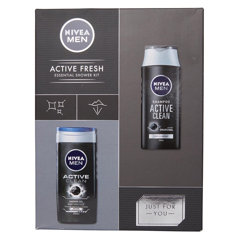 Buy Nivea Mens Active Fresh Two Piece Gift Set Multi