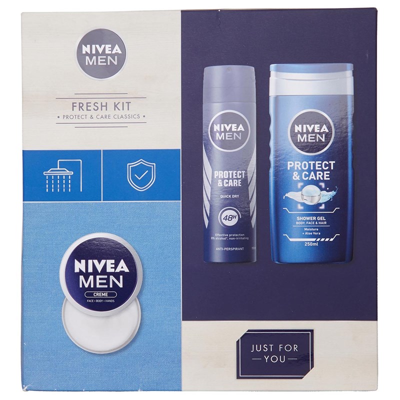 Buy Nivea Mens Fresh Kit Three Piece Gift Set Multi