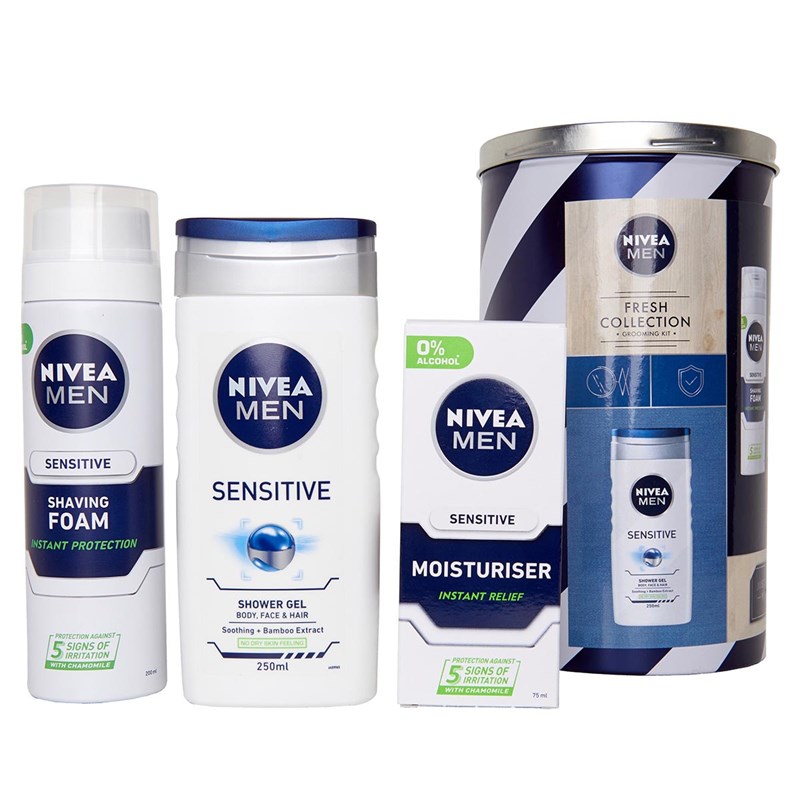 Buy Nivea Mens Fresh Collection Four Piece Gift Set Multi