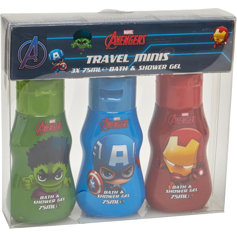 Buy Mens Marvel Avengers Set,bath & Shower Gel, Capt America, Hulk