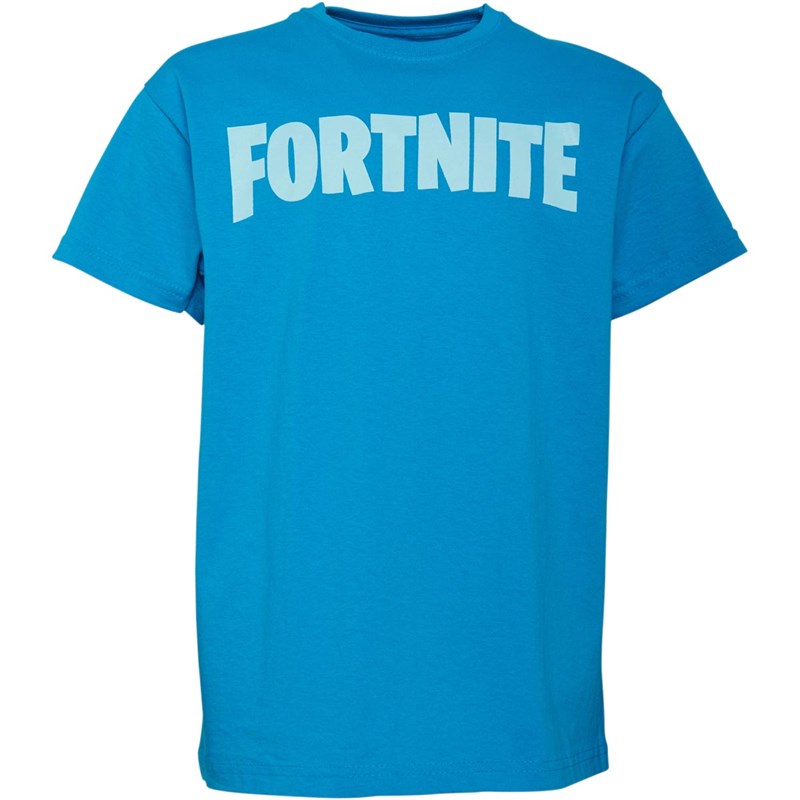 Buy Boys Fortnite Junior T Shirt Azure Blue