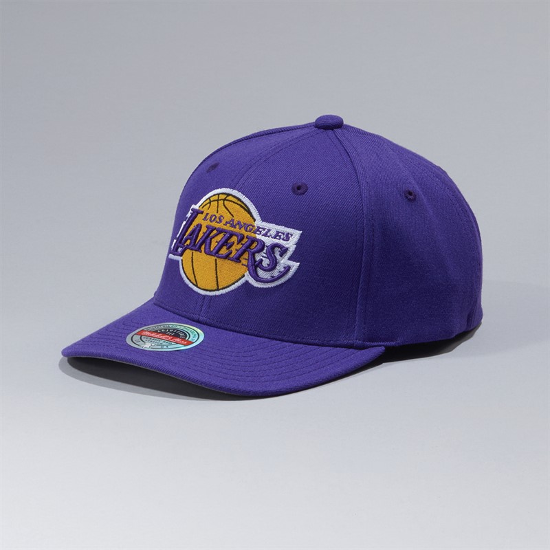 Mitchell & Ness Los Angeles Lakers NBA Team Ground Snapback Cap Purple/Gold