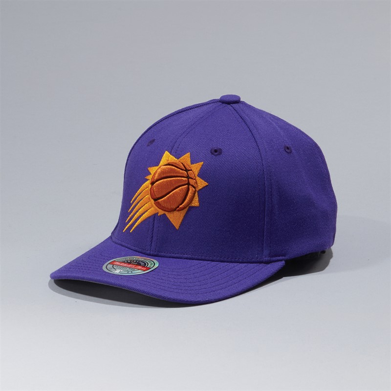 Mitchell & Ness Pheonix Suns NBA Team Ground Snapback Cap Purple/Purple