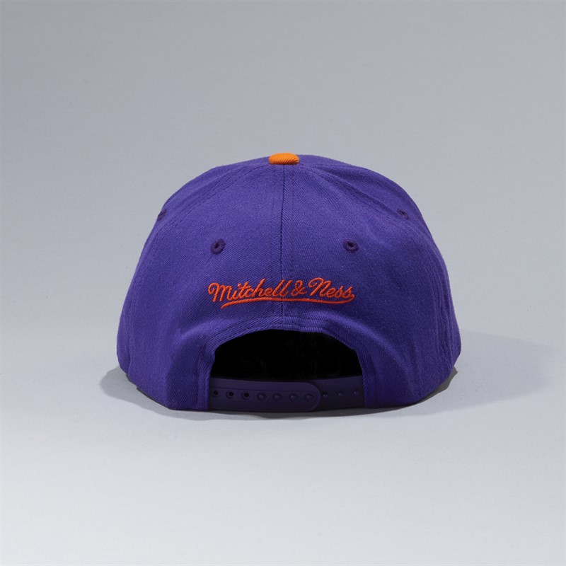 Mitchell & Ness Pheonix Suns NBA Team 2 Tone Snapback Cap Purple/Orange