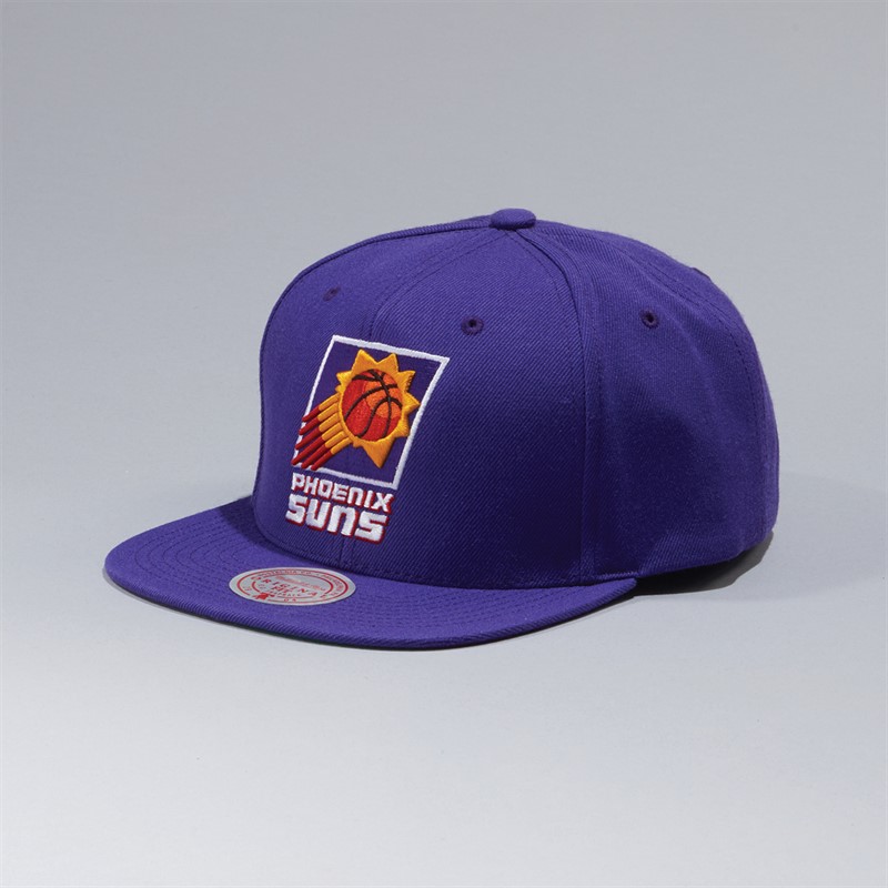 Mitchell & Ness Pheonix Suns NBA Team Ground Snapback Cap Purple/Purple/Green