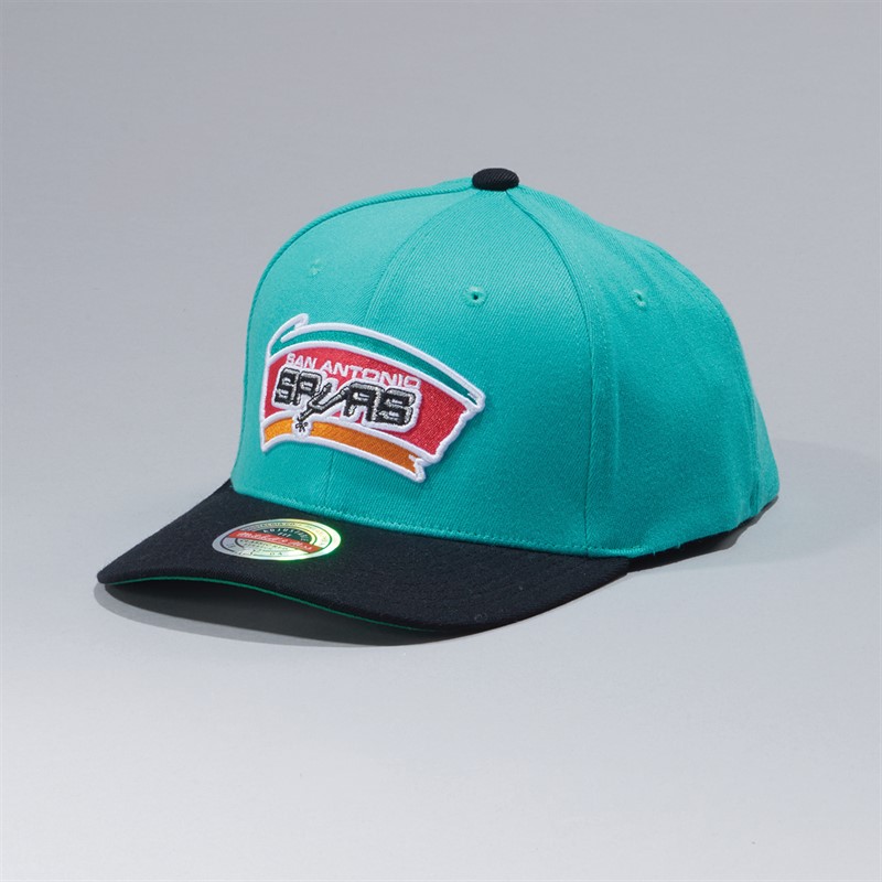 Mitchell & Ness San Antonio Spurs NBA Team 2 Tone Snapback Cap Teal