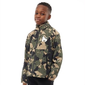 Money Jongens Camo Windbreaker Jas Groen money kopen in de aanbieding