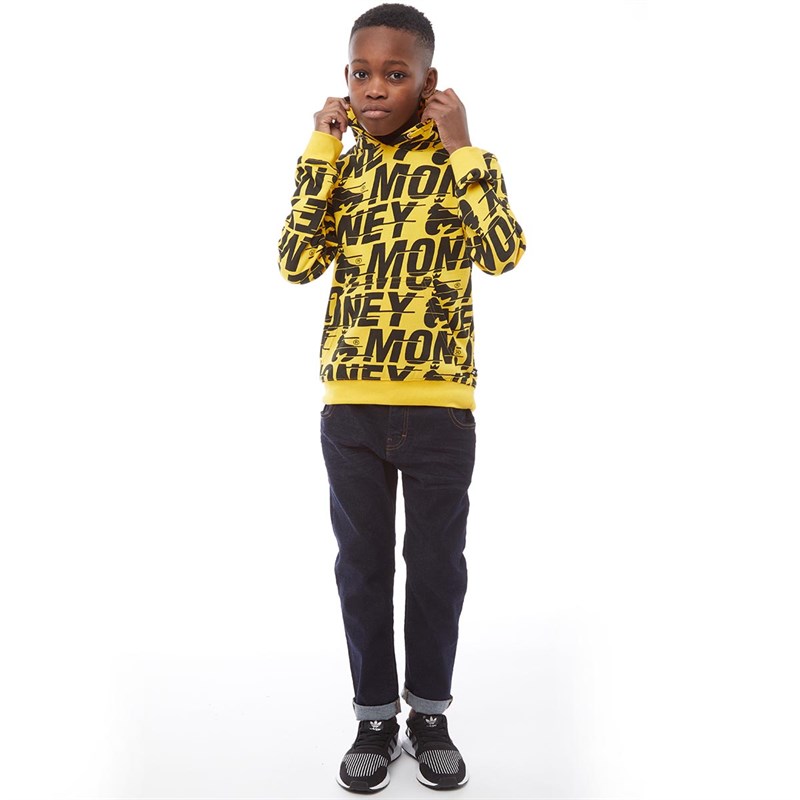 skechers hoodie kids yellow