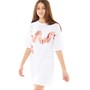 Money Girls Dress T-Shirt White