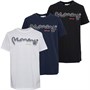 Money Boys Shadow Pang Three Pack T-Shirts Black/Navy And White