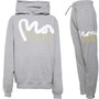 Money Boys Stencil Block Tracksuit Grey Melange