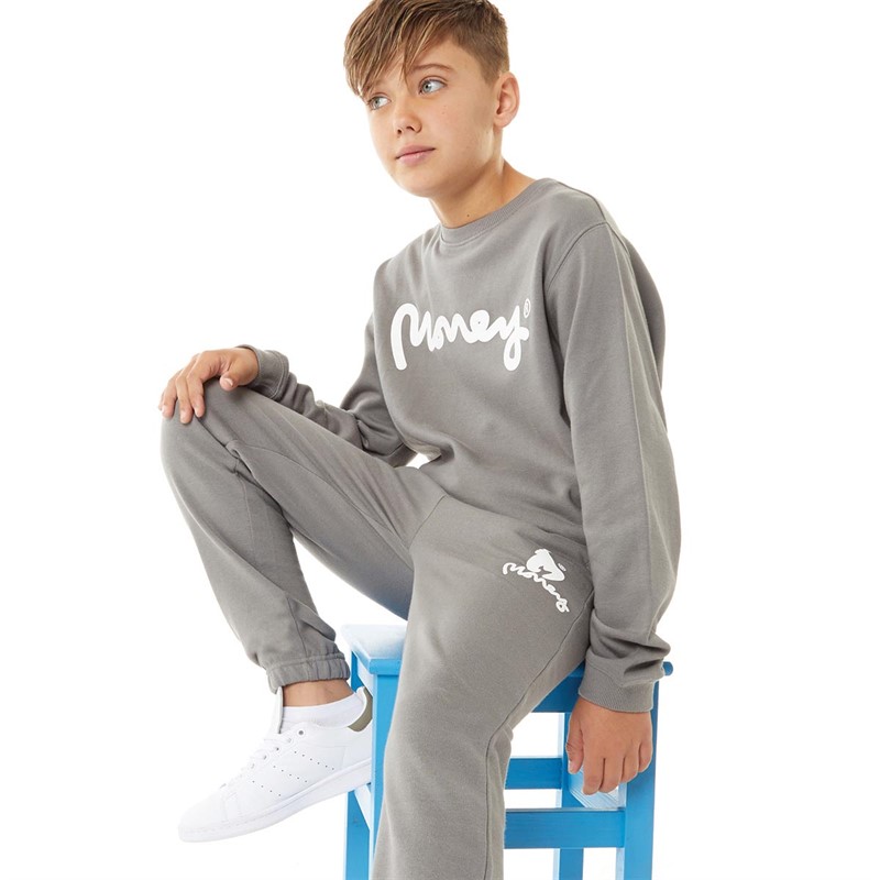 Money sig 2025 ape tracksuit grey