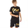 Money Boys Stencil Block Shorts And T-Shirt Set Black