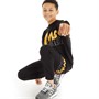 Money Boys Stencil Block Crew Neck Tracksuit Black