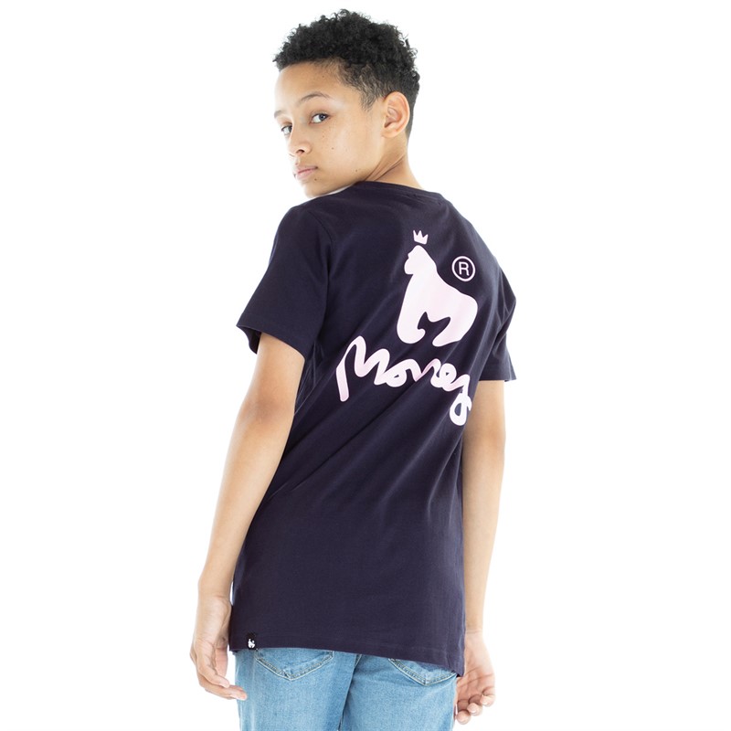 Money Boys Combo T-Shirt Navy/Pink