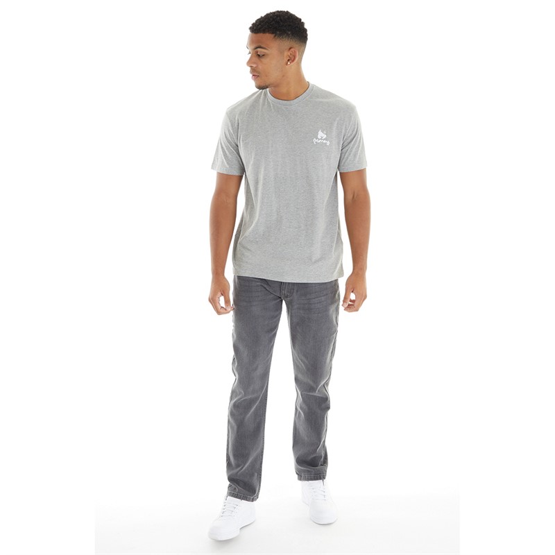 Money Mens Lounger Three Pack T-Shirts Grey/Navy/Black