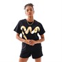 Money Womens Alma Short Sleeve T-Shirt A Black