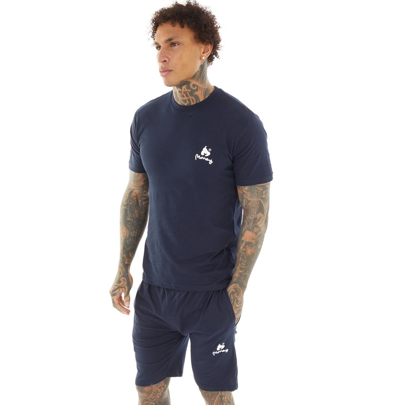 Money Mens Lounger Co-Ord Set Navy