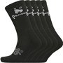 Money Mens Five Pack Sig Ape Crew Socks Black