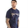 Money Mens La Camo T-Shirt Blue