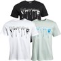 Money Mens Drip Sig Three Pack T-Shirts Multi