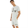 Money Mens Camo Sig T-Shirt And Shorts Co-Ord Baby Blue