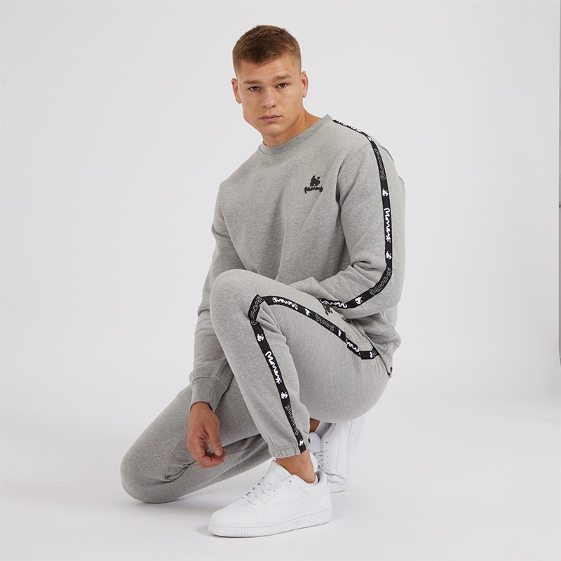 Buy Money Mens Tracksuit Grey Melange