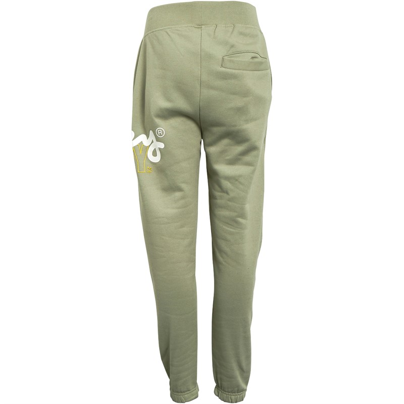 Money Boys Stencil Black Hood Tracksuit Sage Green