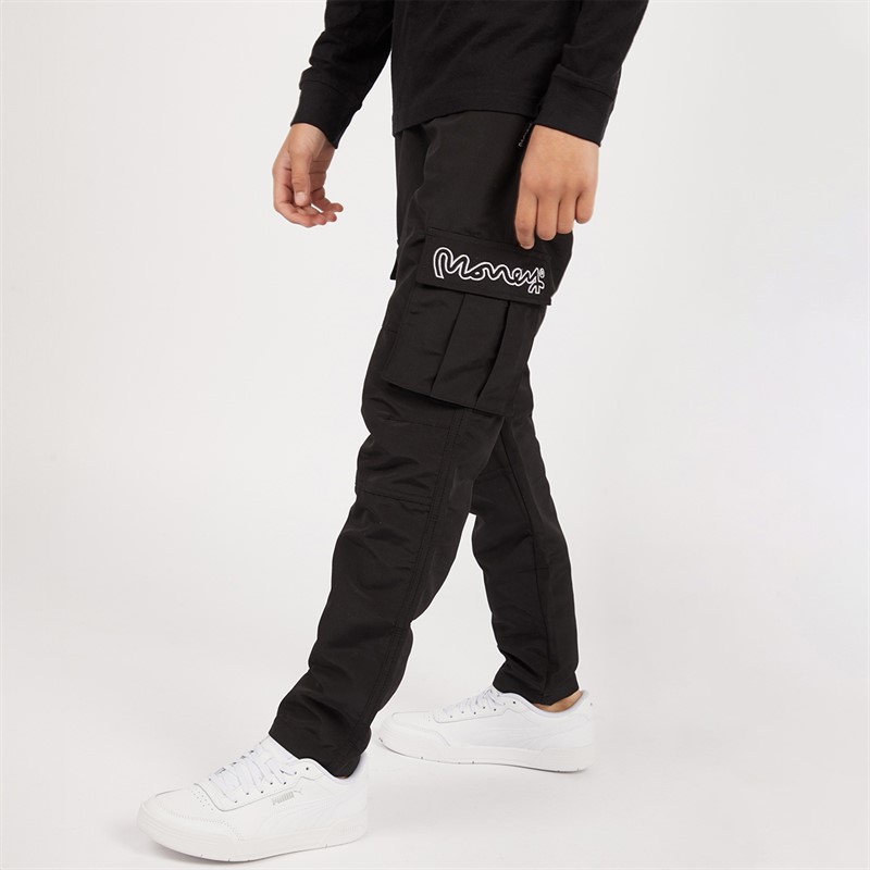 Money Boys Cargo Pants Black