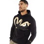 Money Mens Stencil Blk Gold Hoodie Black