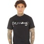 Money Mens Woodland Camo T-Shirt Black