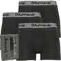 Money Mens Three Pack Steel Big Repeat Boxers Black
