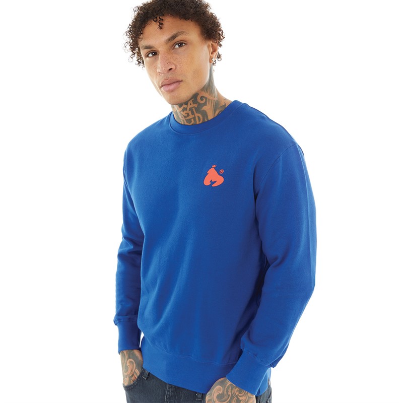 Buy Money Mens Colour Pack Crew Neck Sweatshirt Royal Blue