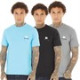 Money Mens Lounger Three Pack T-Shirts Grey/Blue/Black