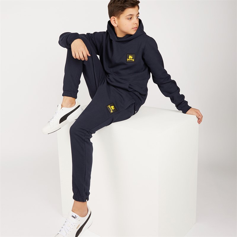 Money Boys Four Piece Combo Patch Hoodie T-Shirt, Shorts And Joggers Set Navy