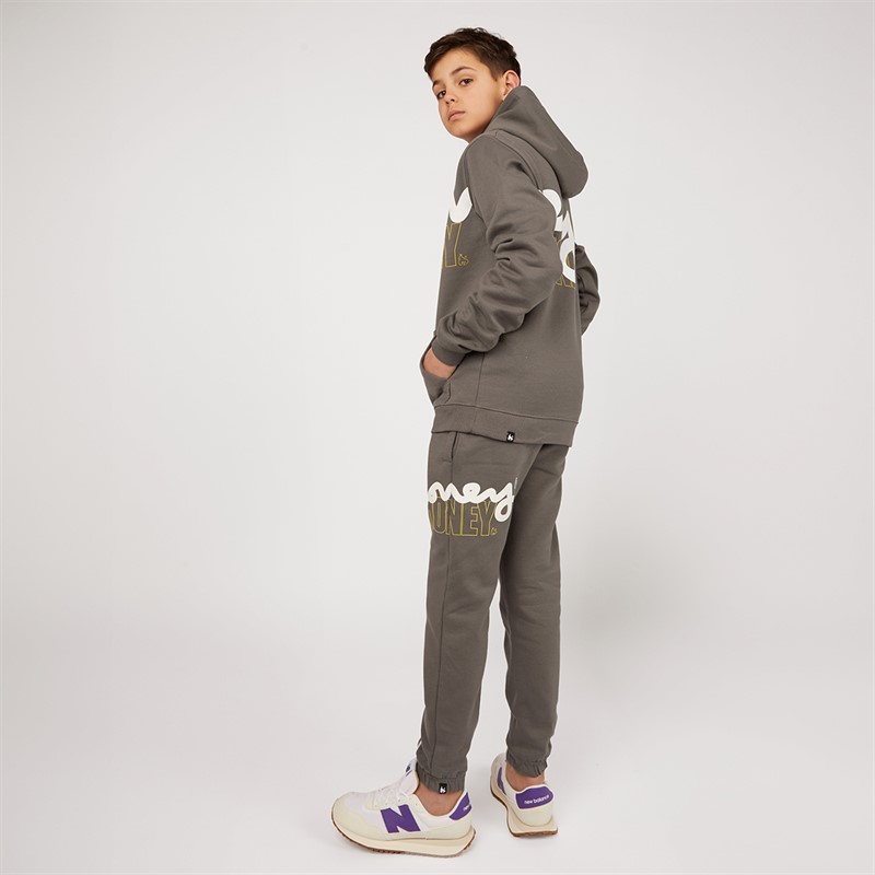 Money Boys Stencil Block Tracksuit Dark Grey