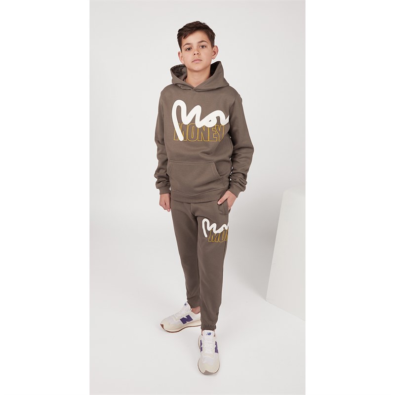 Money Boys Stencil Block Tracksuit Dark Grey