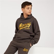 Money Sweat à Capuche Swoosh Garçon Anthracite