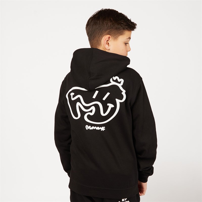 Money Boys Smiley Sig Ape Hoodie Black