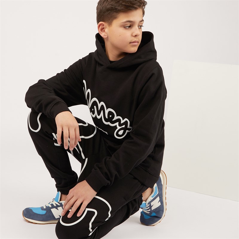 Money Boys Smiley Sig Ape Hoodie Black