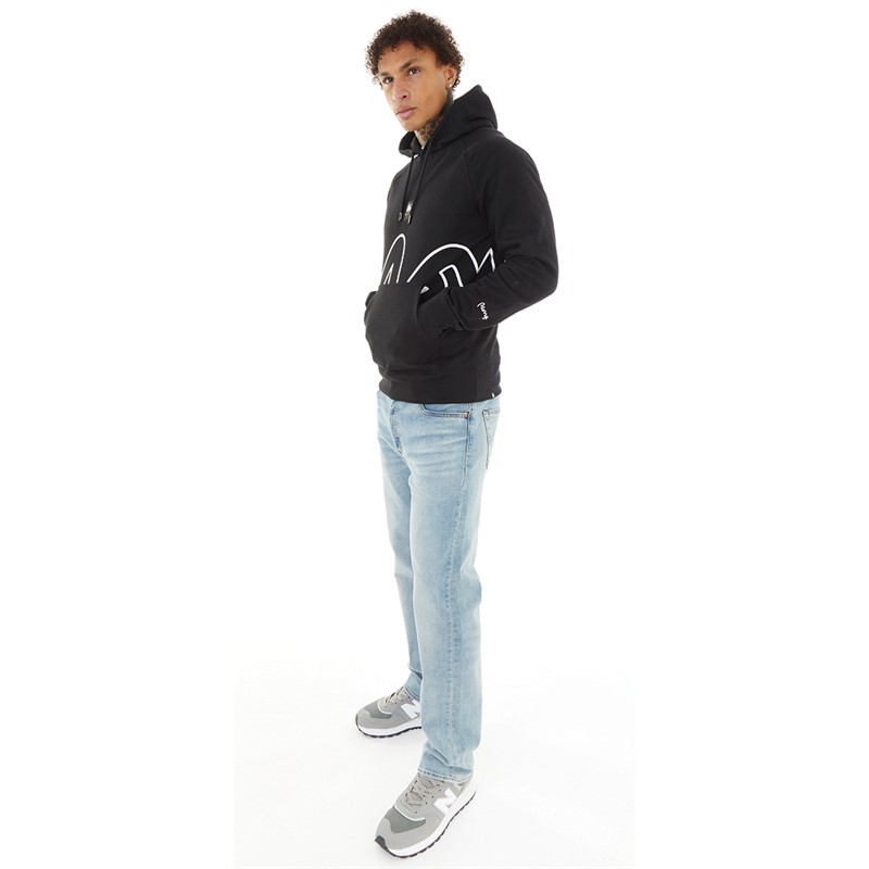 Money Mens Hidden Sig Hoodie Black