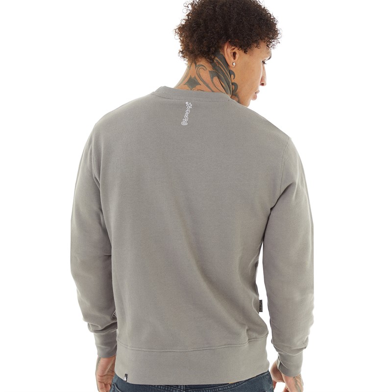 Money Mens Block Out Sweatshirt Steel Grey